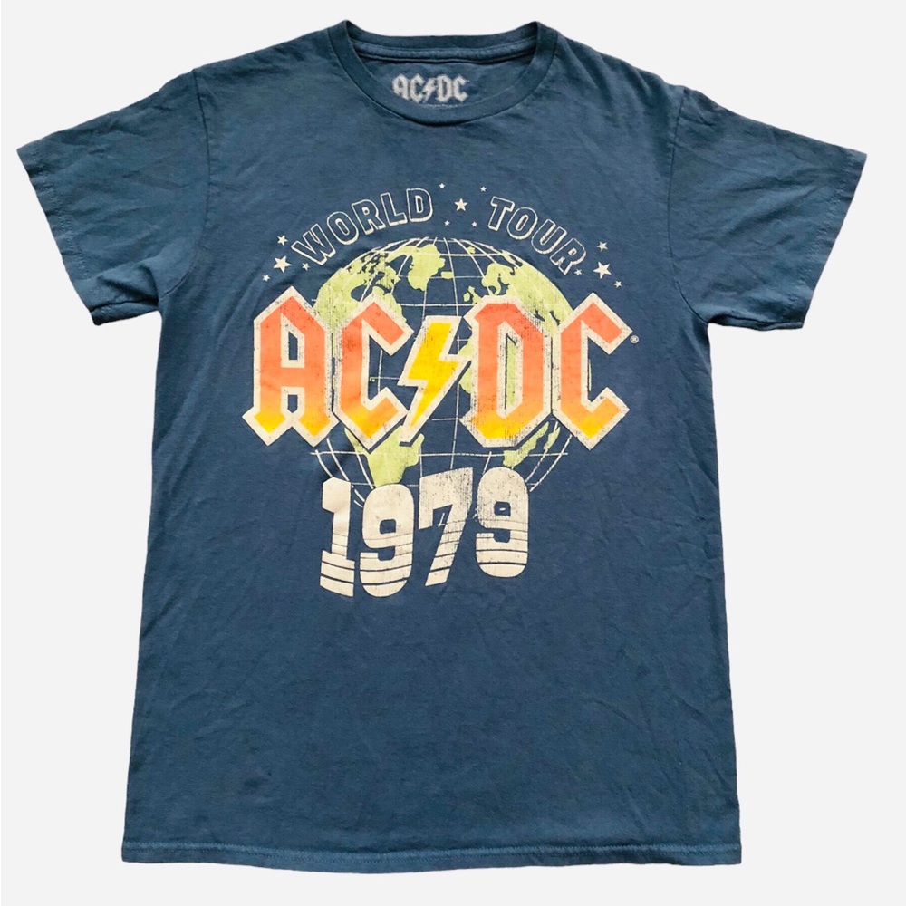AC/DC World Tour 1979 Graphic t shirt Size Small